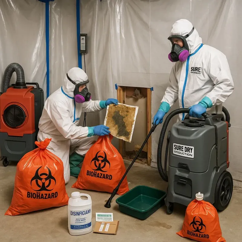 Contaminated Water Handling Protocols process in Clinton, IA